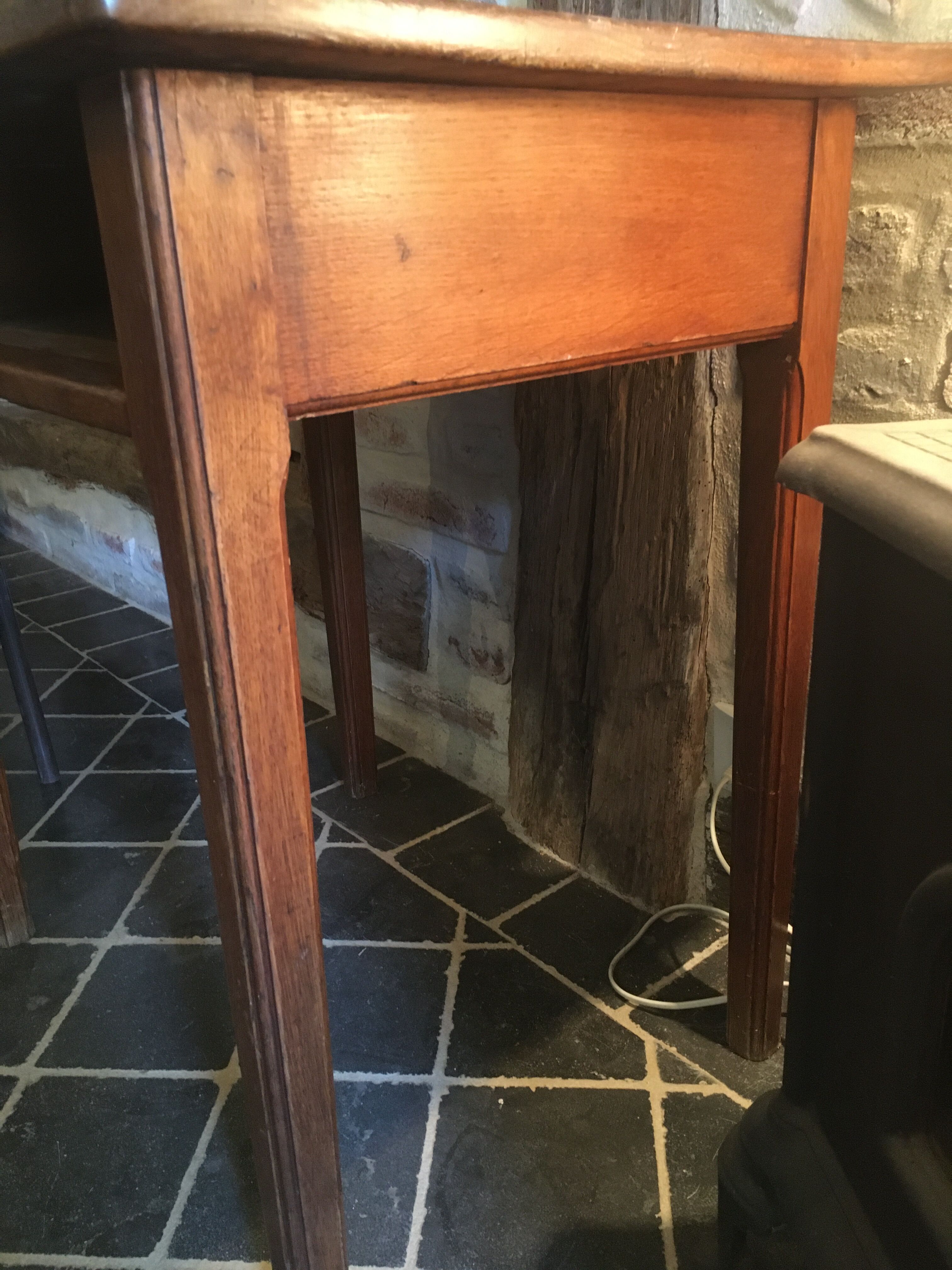 Schoolboy desk and his chair