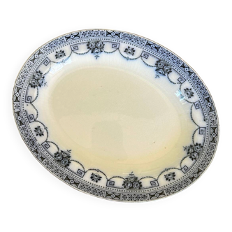 Oval English plate