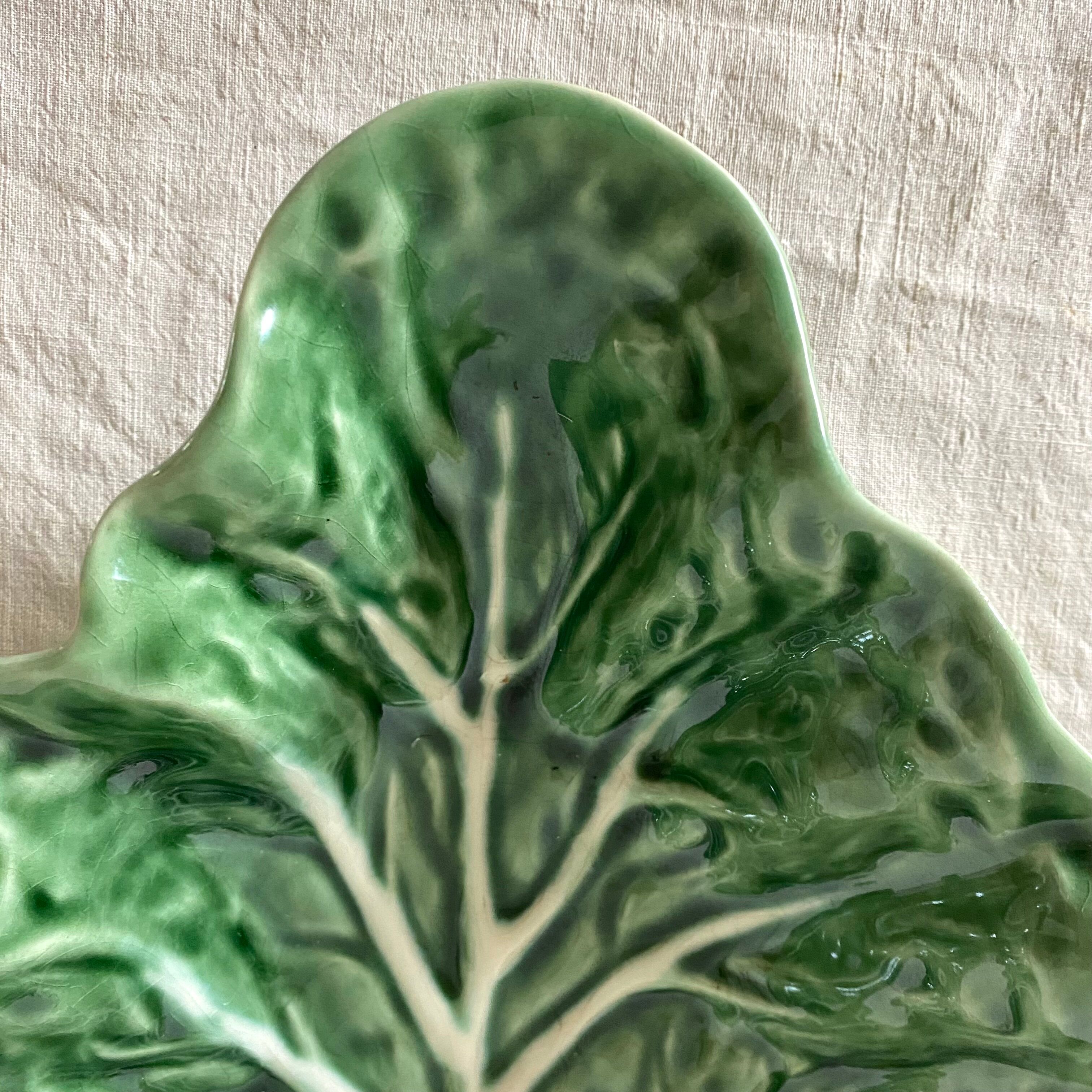 Cabbage leaf slip dish