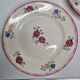 Set of four dessert plates decorated with flower, Maryvonne, 21 cm