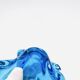 Flavio Poli Murano Crystal Sommerso Blue Turquoise Cup 17cm