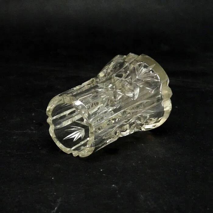 L1J Crystal Toothpick Holder in Art Deco Style