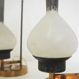 Glass desk lamps, 1950s, set of 2