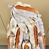 Centerpiece, Italian "corn" slip, mid-19th century