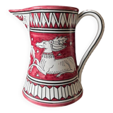 Ceramique artisanale italienne Volpi Deruta signée