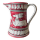 Ceramique artisanale italienne Volpi Deruta signée