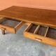 Farmhouse table Scandinavian brutalist dining table vintage 1960s legs com