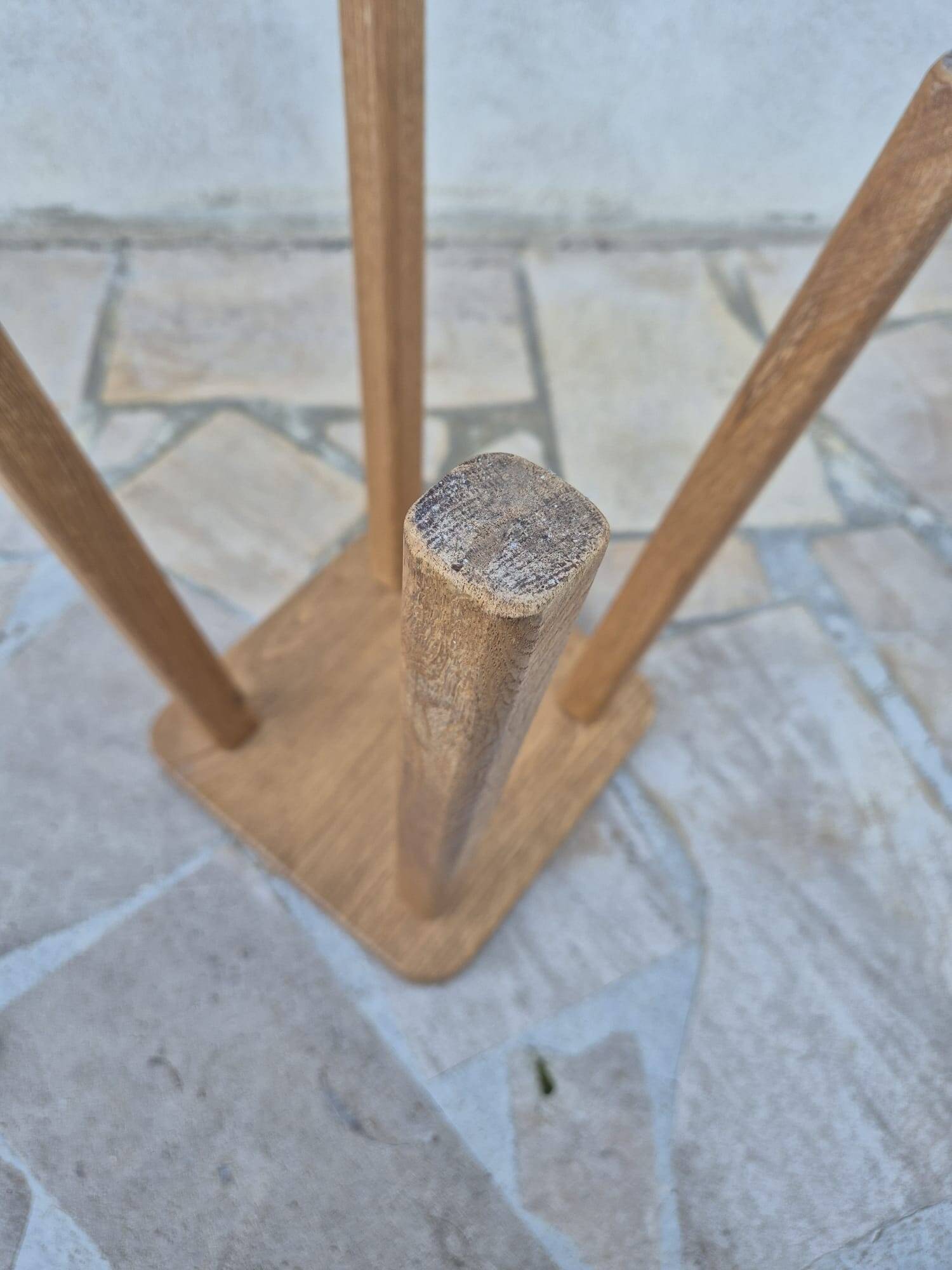 Antique solid wood stool