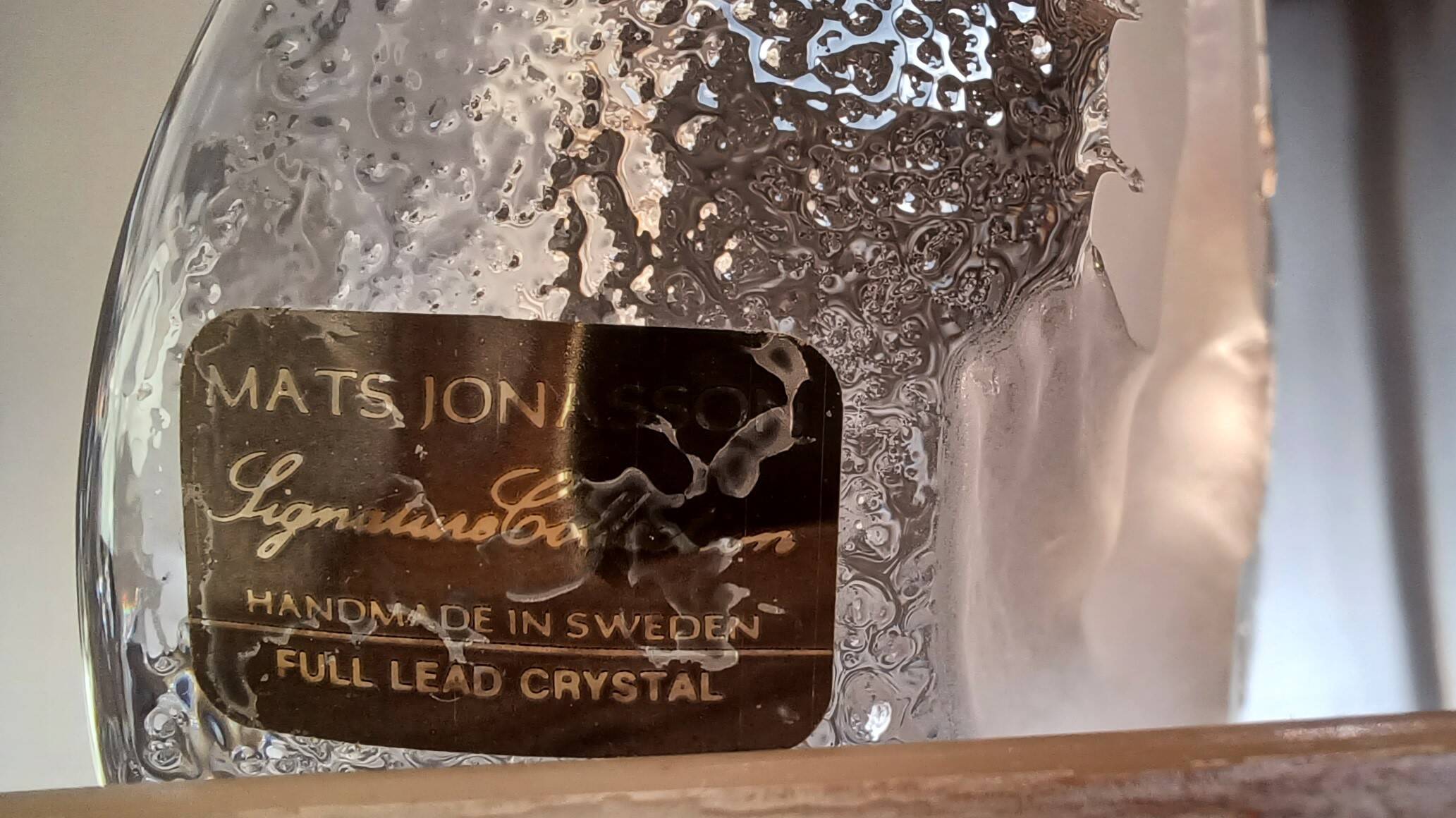 Koala crystal figurine by mats jonasson.