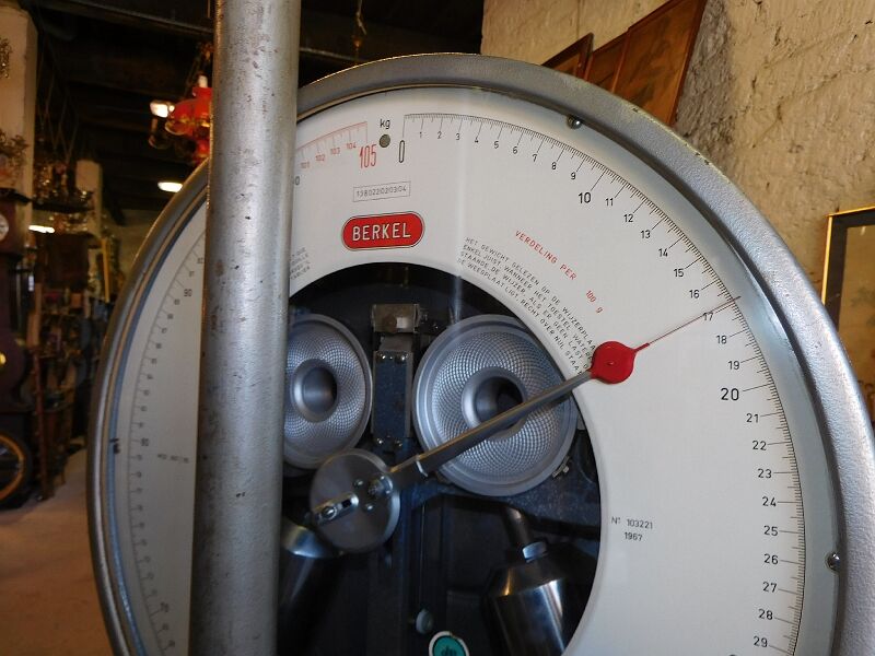 Industrial balance berkel 3001-105 from 10 to 105 kilos brussels ref jer