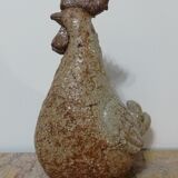 Coq en céramique craquelée athezza