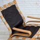 1970s, Norwegian design by Elsa & Nordahl Solheim, set of chair with stool.