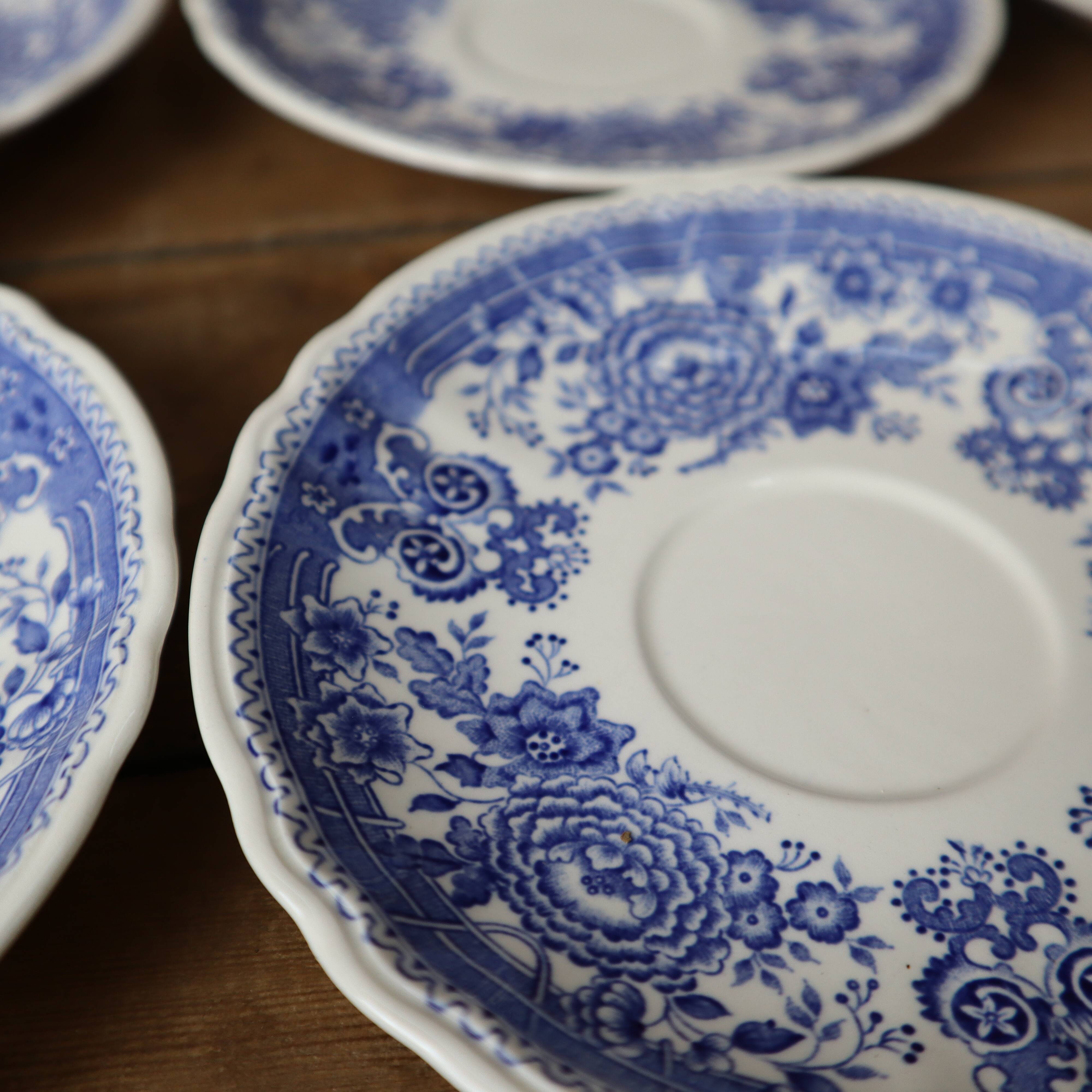 Set of 9 coffee plates 'Burgenland' by Villeroy and Boch