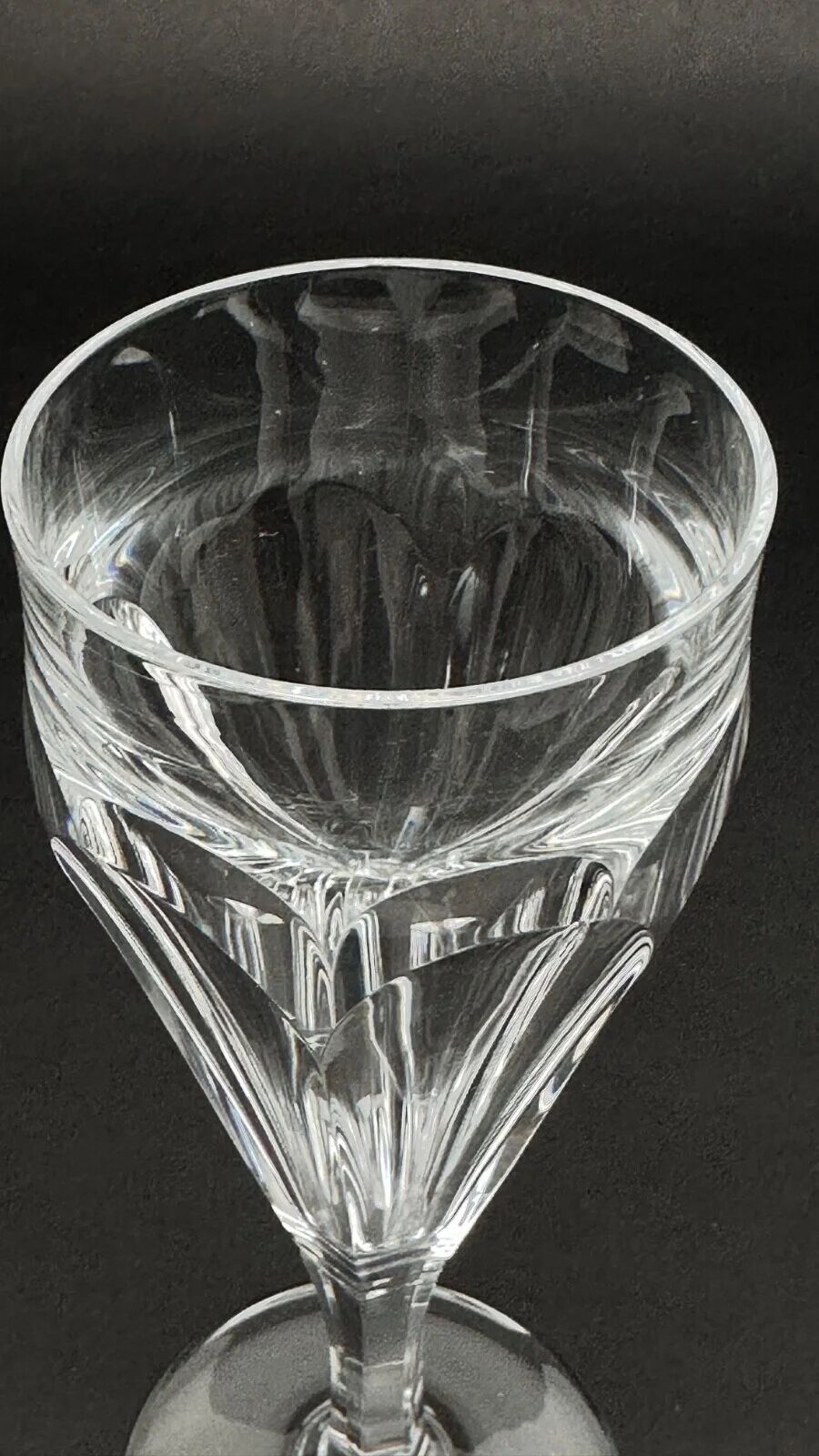 Baccarat, set of 9 champagne flutes model Duchesse de Dino
