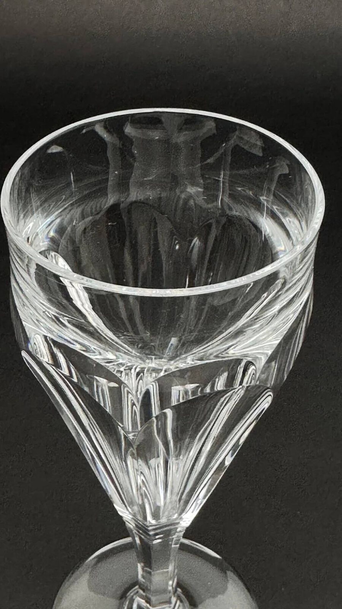 Baccarat, set of 9 champagne flutes model Duchesse de Dino