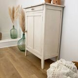 Antique patinated jam cupboard