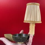 Ancienne lampe bougeoir bronze