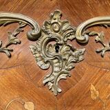 Commode marqueterie & bronze style Louis XV