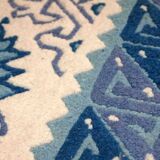 Handmade tunisian vintage carpet 131cm x 208cm 1960s, 1c544