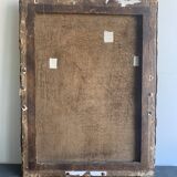 Portrait d’homme, peinture à l’huile école hongroise, xixe siècle