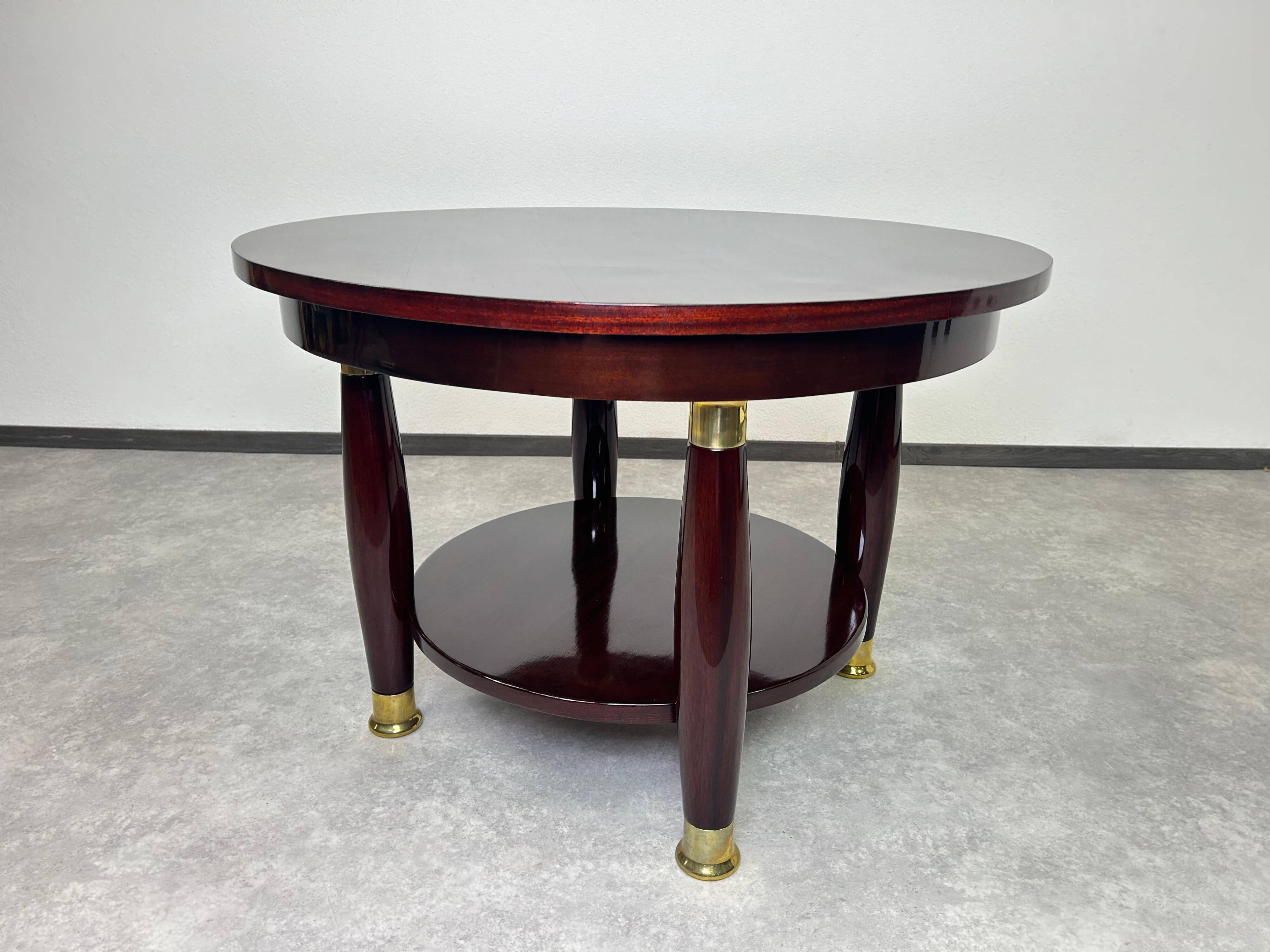 Extra rare coffee table by Adolf Loos for Fridrich Otto Schmidt.