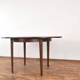 Table à manger extensible en chêne polonais du milieu du siècle, années 1960.