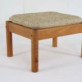 Mid century teak danish footstool domino mobler