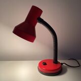 Red and black desk lamp
