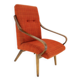Fauteuil en hêtre des années 1960, Tchécoslovaquie