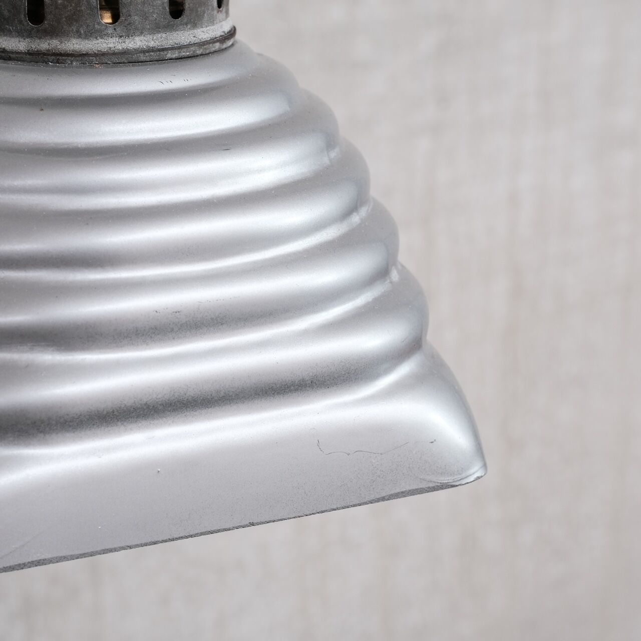 Antique mercury glass french pendant light