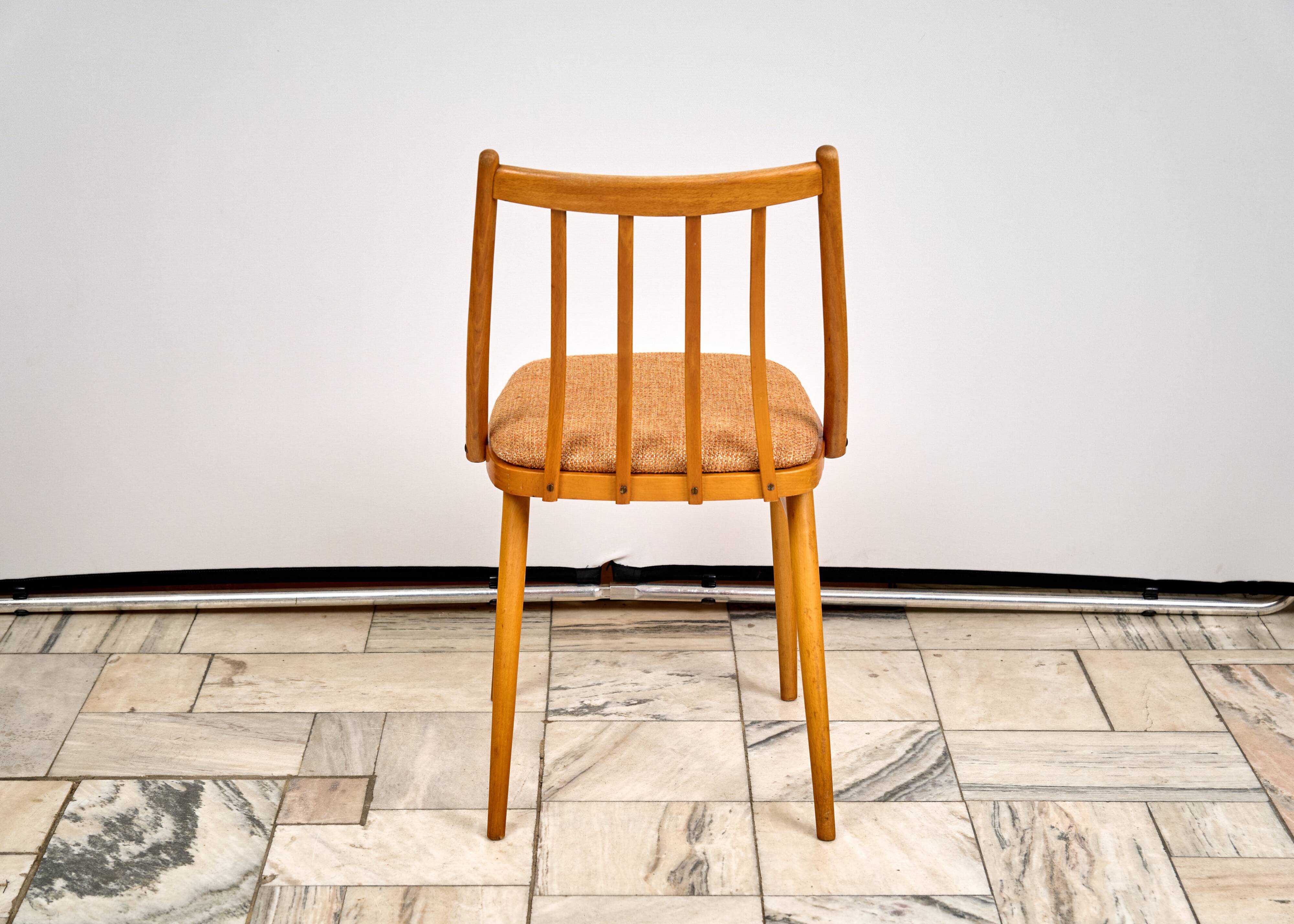 Set of 3 Dining Chairs by A. Suman, 1960s, Czechoslovakia