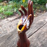 Ringer or soliflore in Vallauris ceramic.