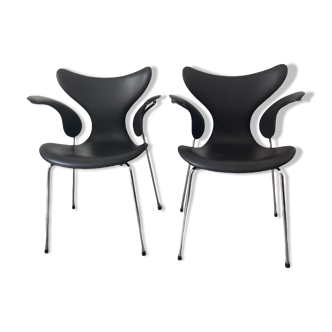Deux chaises "seagull " par Arne Jacobsen pour Fritz Hansen