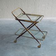 1950s Italian Bar Trolley, Attributed to Cesare Lacca