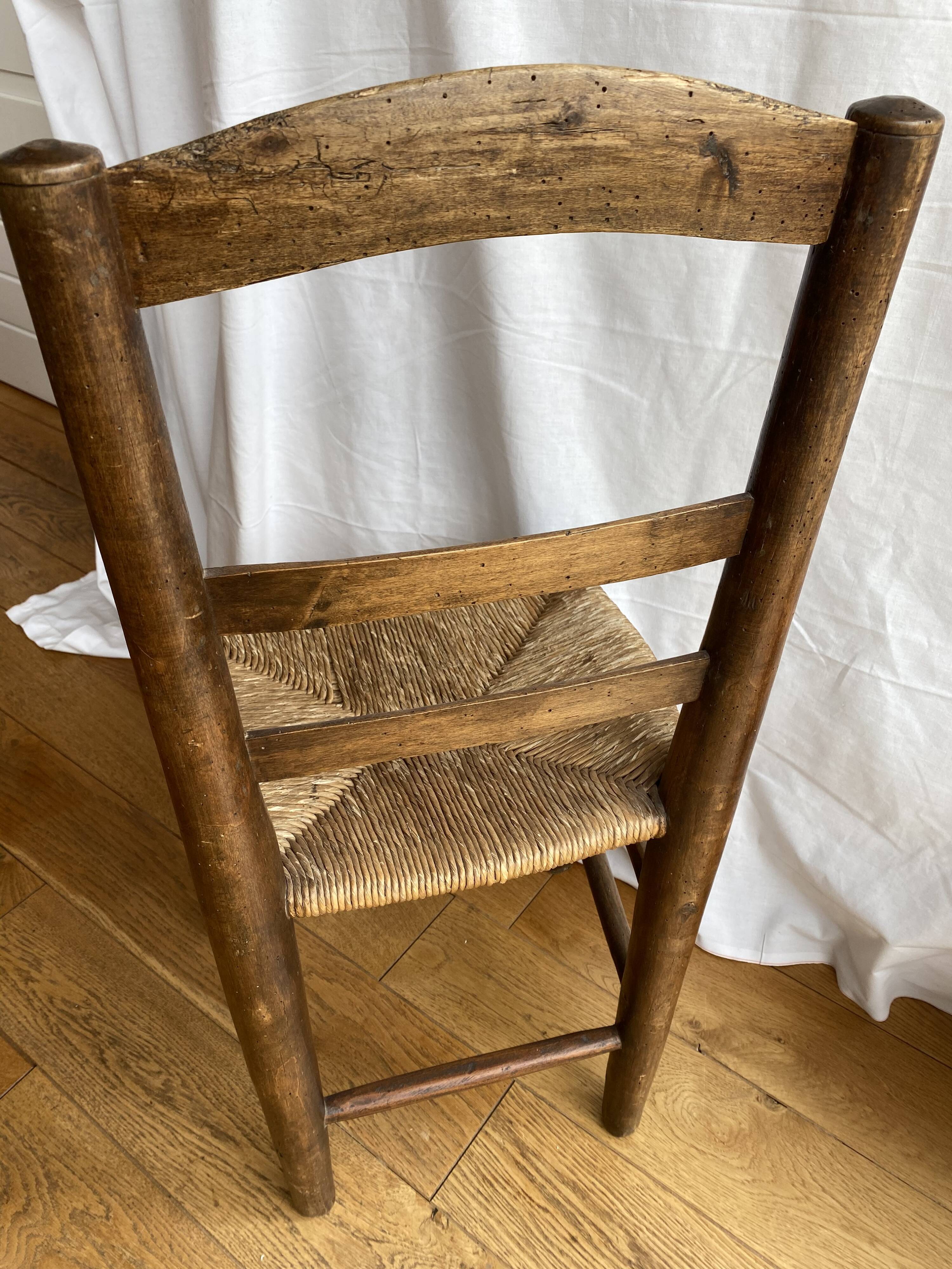 Old mulched chair