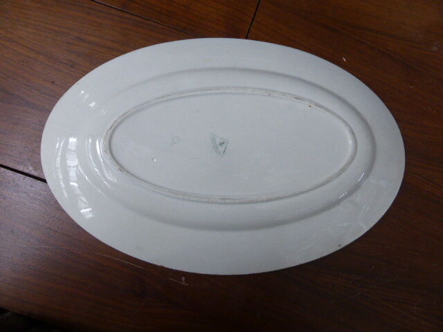 Flat oval, Deco, niderviller-earthenware
