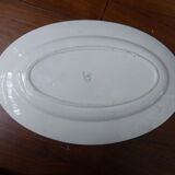 Flat oval, Deco, niderviller-earthenware
