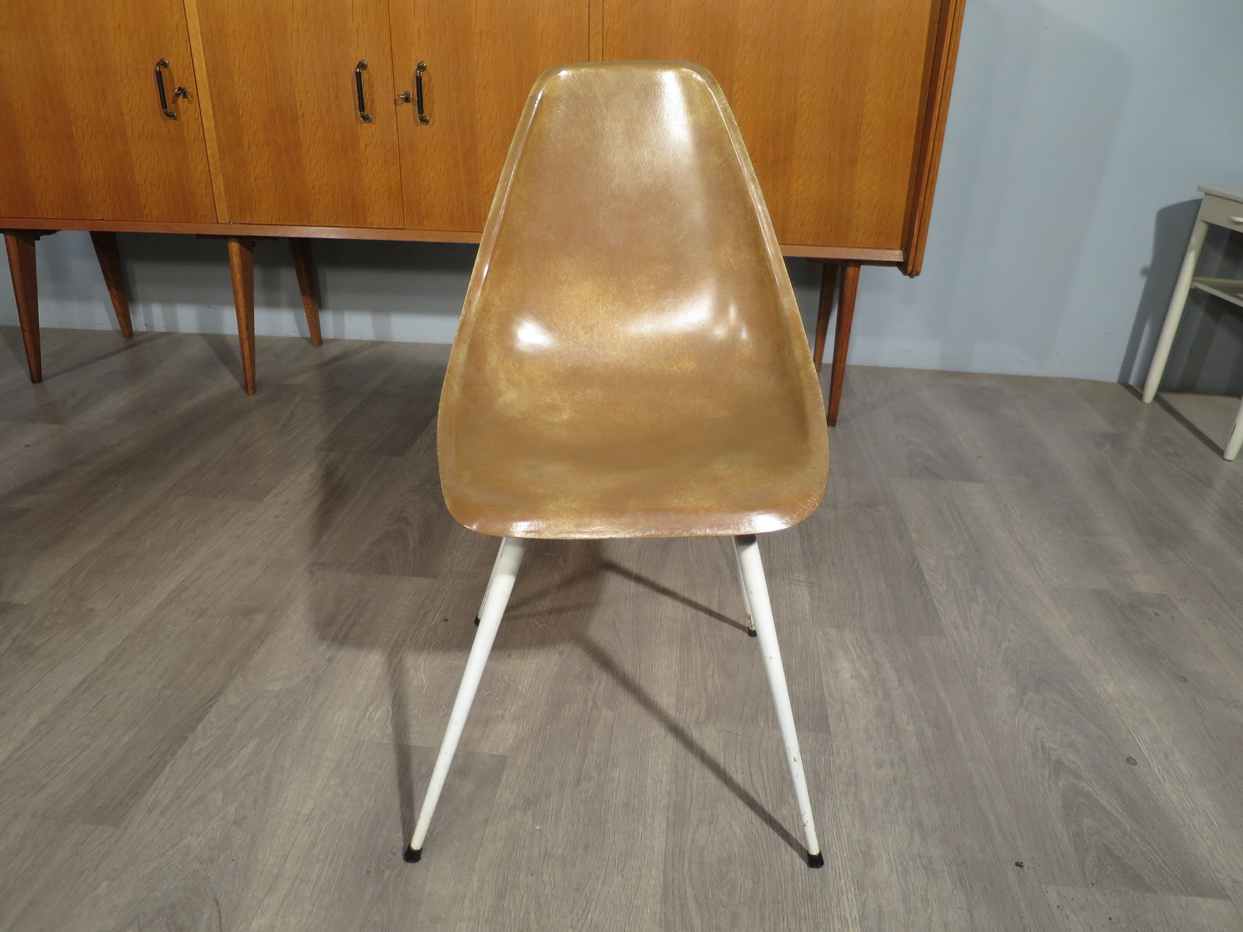 1950s fiberglass "Stork" chair