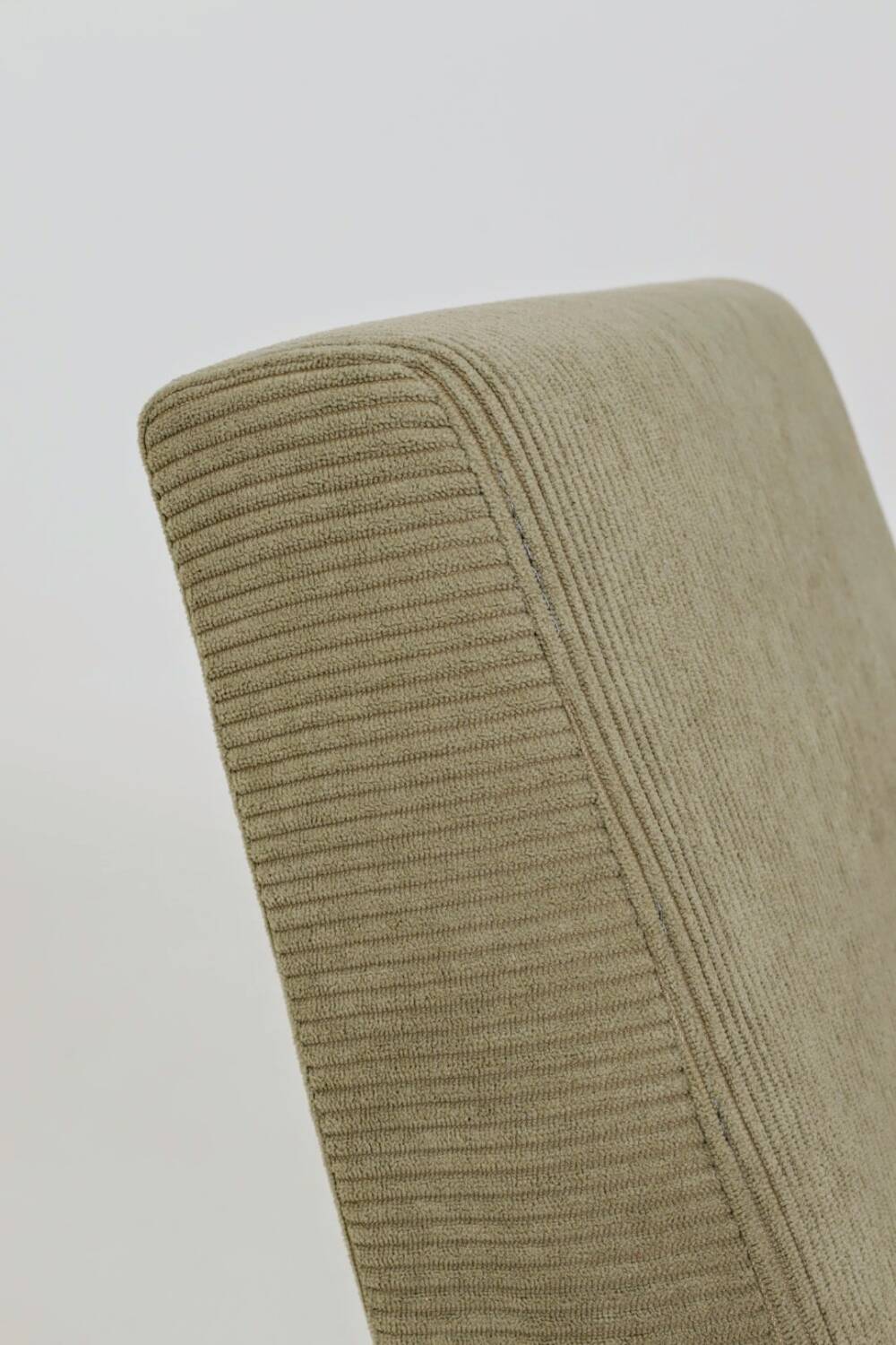 Scandinavian armchair khaki corduroy design by H.Lis 