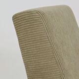 Scandinavian armchair khaki corduroy design by H.Lis 