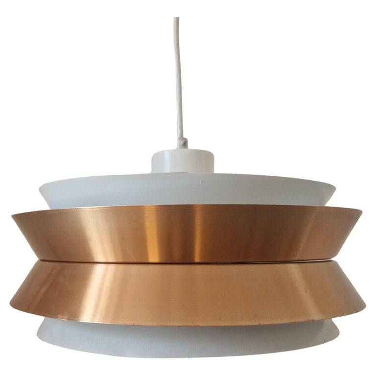 Suspension mid-century dans le style de Jo Hammerborg, Danemark, années 1970.
