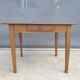 Office table campaign XIXth solid oak