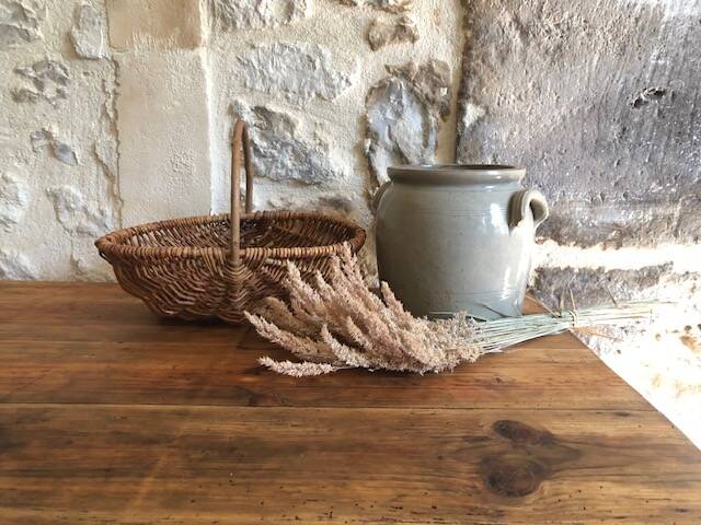 Wooden farmhouse coffee table