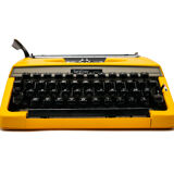 Brother 210 Typewriter Yellow Yellow Cab Revised Ribbon New