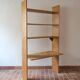 Birch plywood bookshelf, desk top.