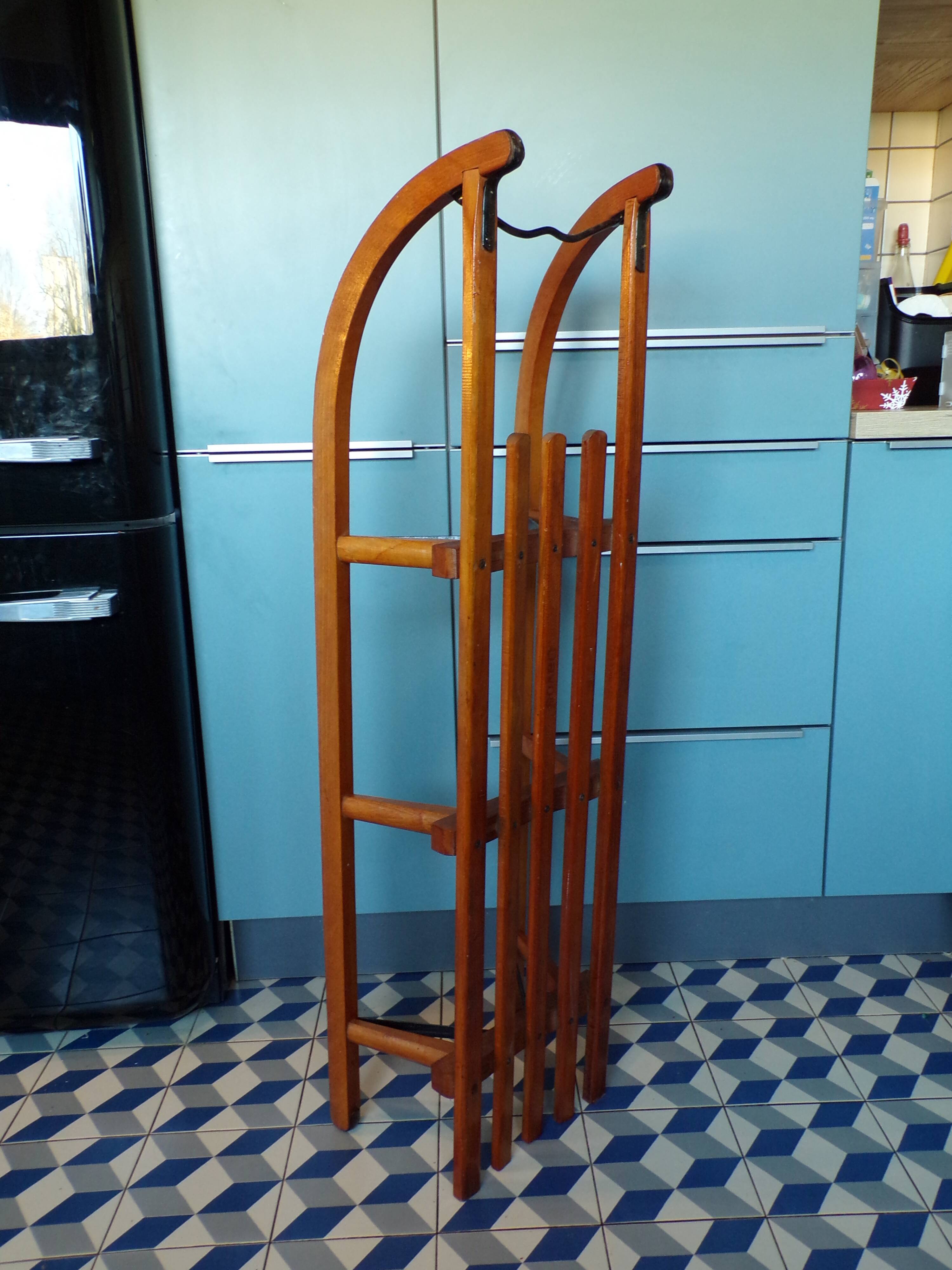 Davos wooden sled L=122cm