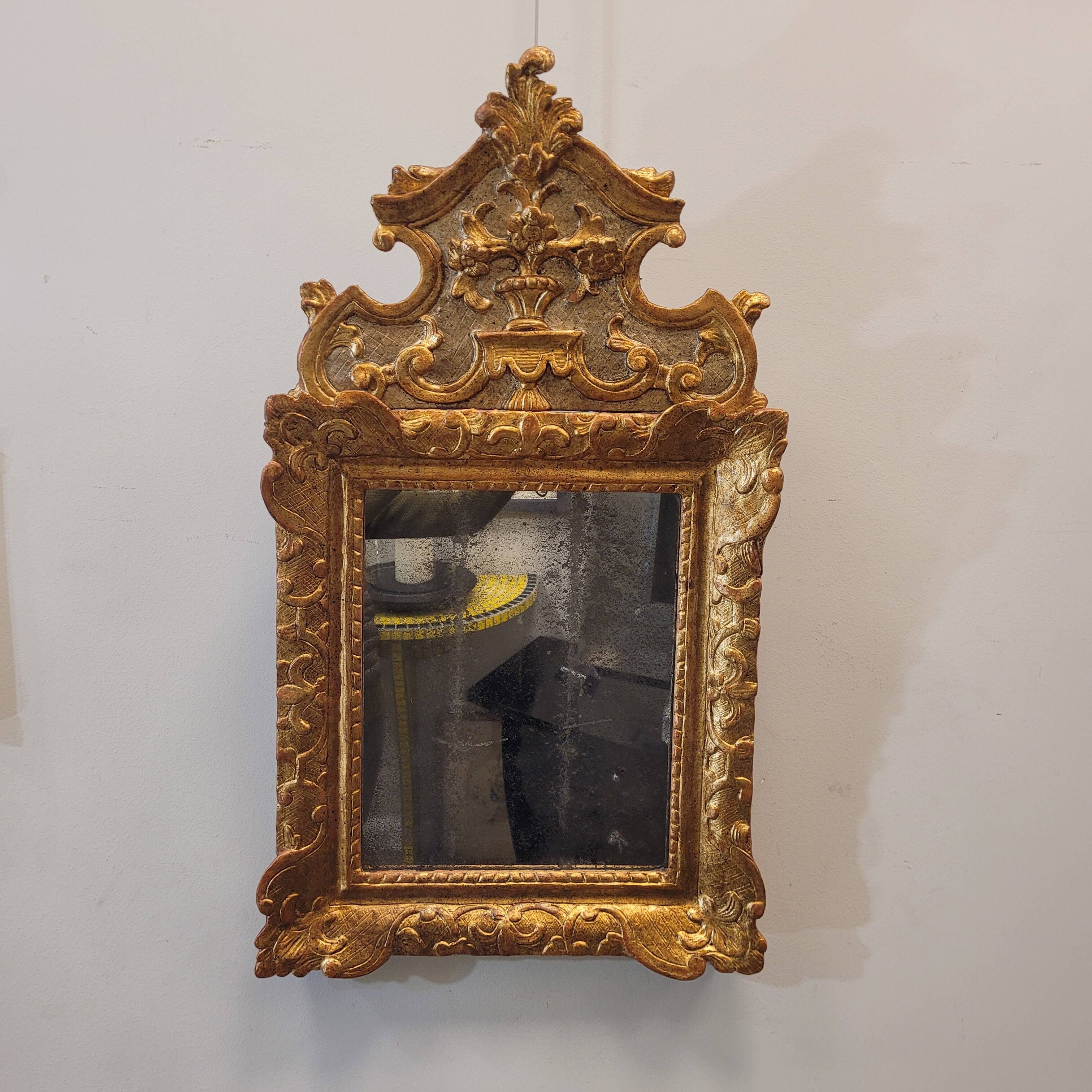 Espejo Estilo Regencia, Madera tallada, pps. s. XIX – France