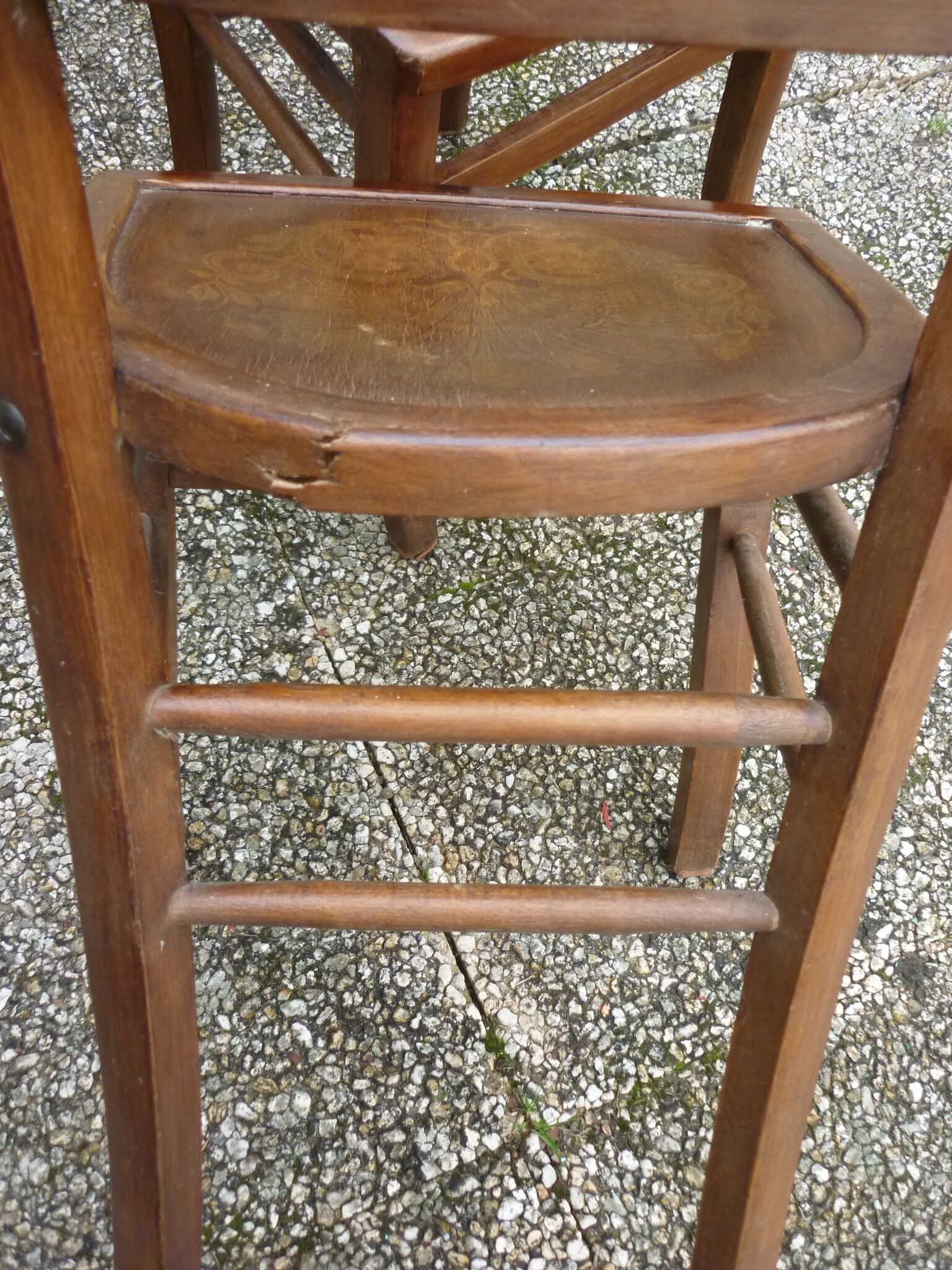 Pairs of chairs Bistro silkscreened