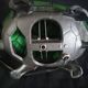 Turtle night light in regulated glass carcass stained glass way