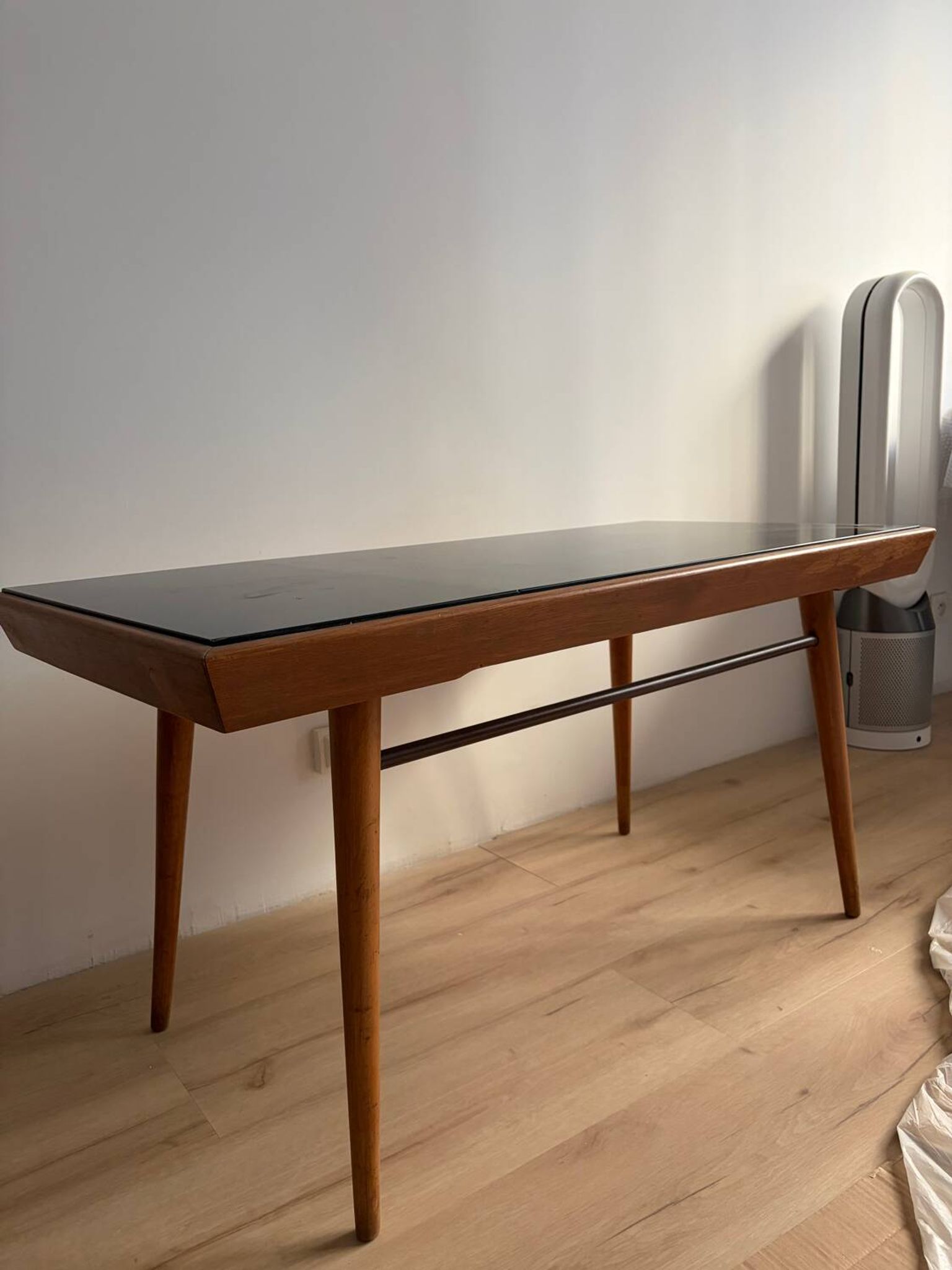 Czechoslovak Coffee Table by Jiri Jiroutek Mid-Century in Opax Glass